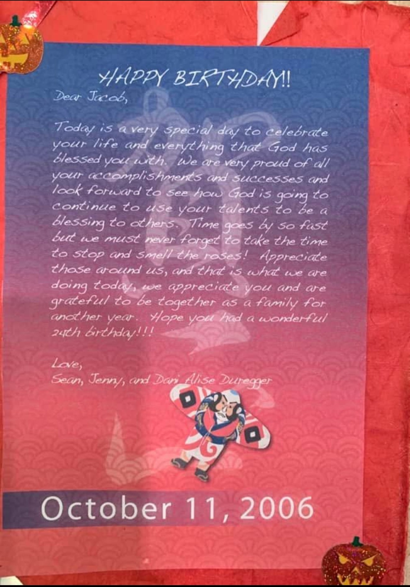 The Birthday Card That Became My Goodbye