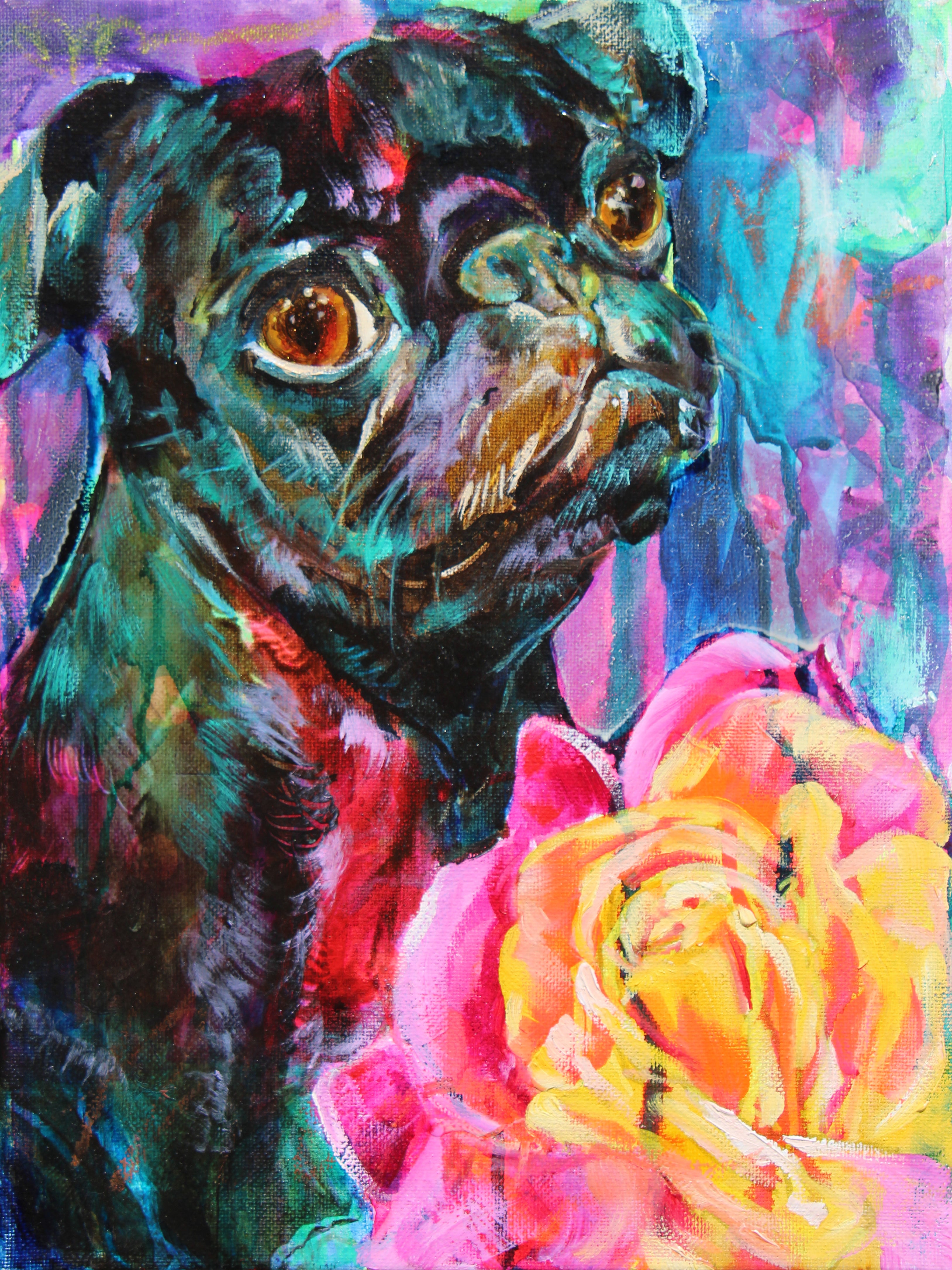 Soft Gaze with Fierce Spirit